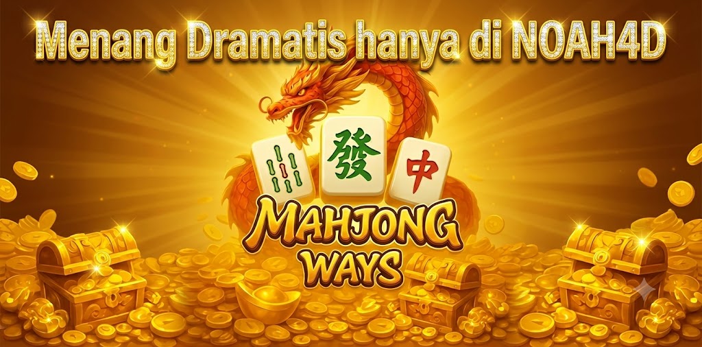 Menang Dramatis di NOAH4D Mahjong Ways PG Soft | Panduan Fitur & Gameplay