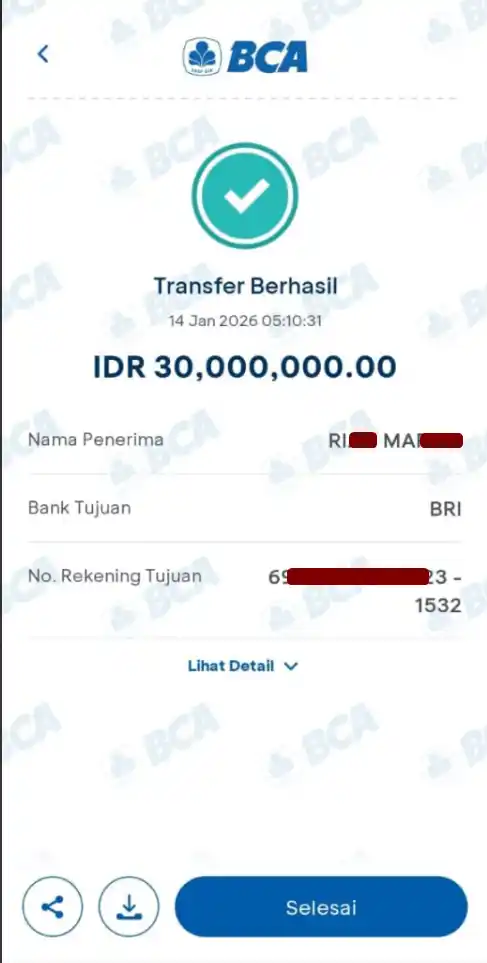 Bukti Transfer