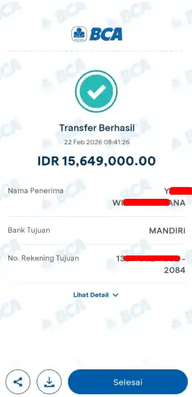 Bukti Transfer