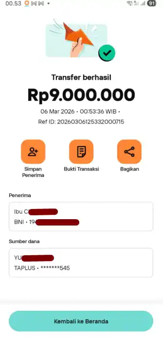 Bukti Transfer