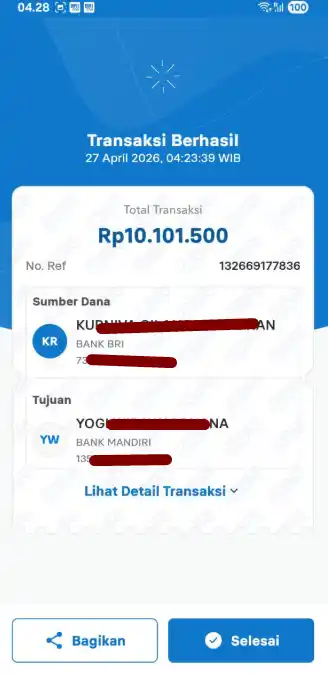 Bukti Transfer