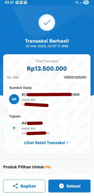 Bukti Transfer