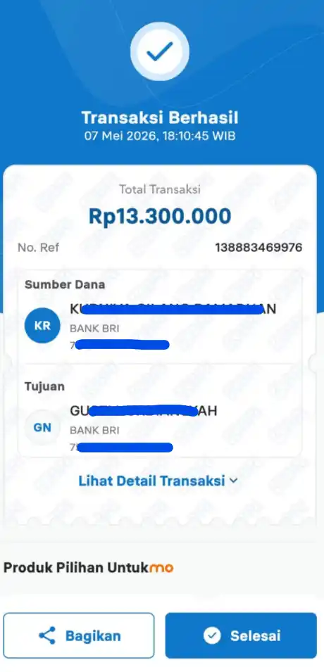 Bukti Transfer