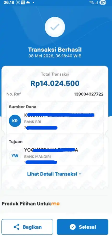 Bukti Transfer
