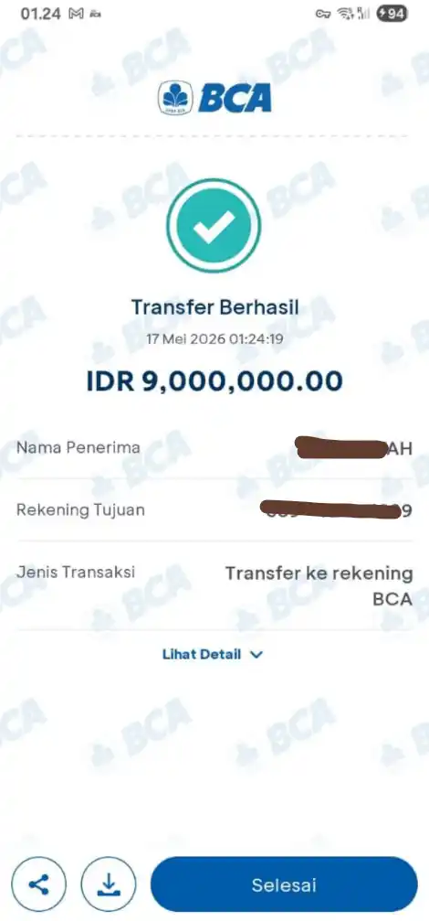 Bukti Transfer