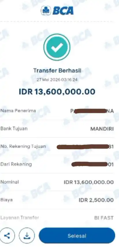 Bukti Transfer
