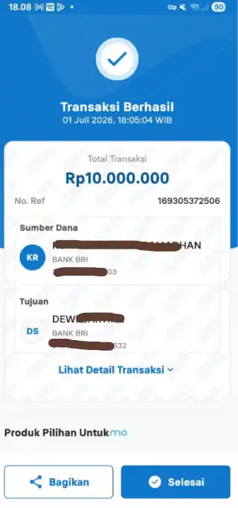 Bukti Transfer