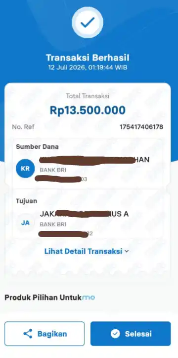 Bukti Transfer