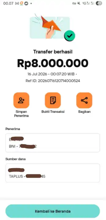 Bukti Transfer