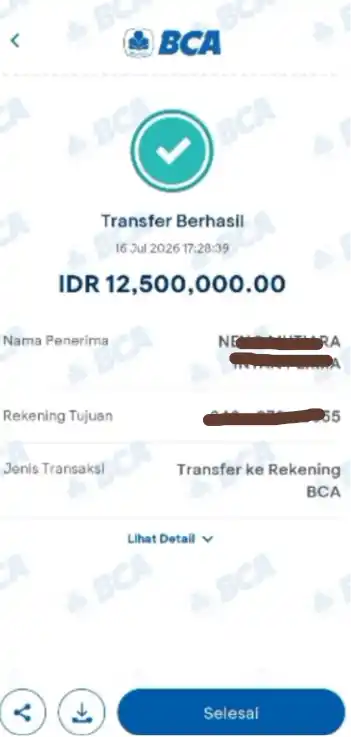 Bukti Transfer