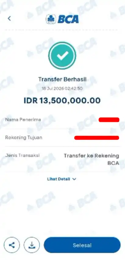 Bukti Transfer