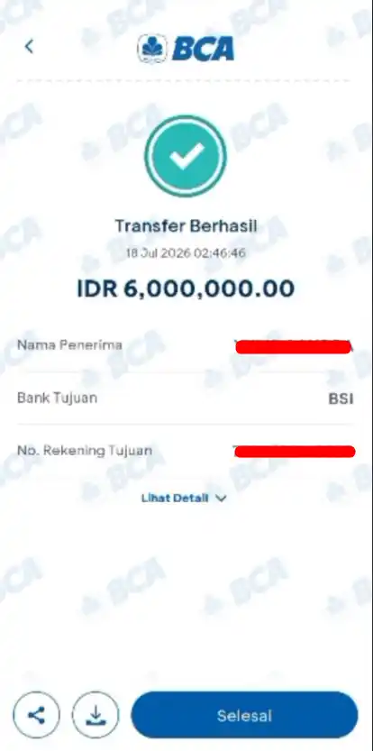 Bukti Transfer