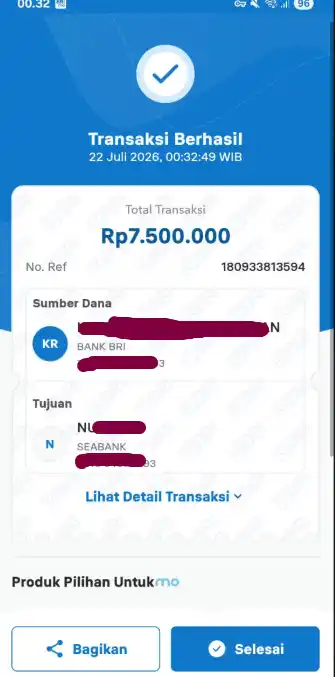 Bukti Transfer