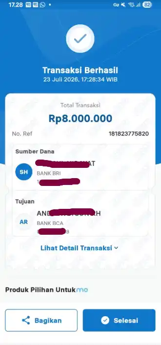 Bukti Transfer