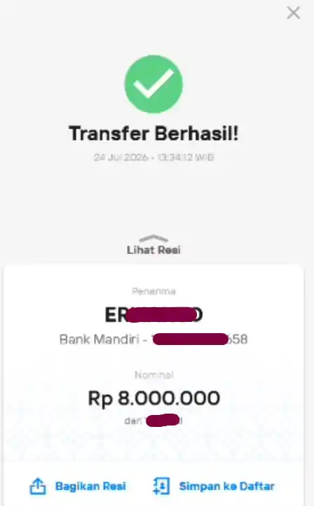 Bukti Transfer