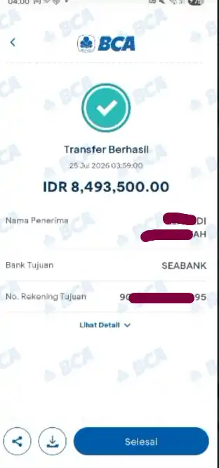 Bukti Transfer